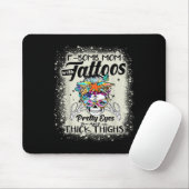 Funny F-bom mama met Tattoos  ogen en Thic Muismat (Met muis)
