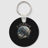 Funny F-caw-f Black Crow Fcawf Black Crow  Sleutelhanger (Voorkant)