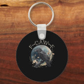 Funny F-caw-f Black Crow Fcawf Black Crow  Sleutelhanger (Voorkant)