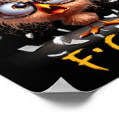 Funny F-caw-f Black Crow Fcawf Humor Quote Bird Sh Poster (Hoek)
