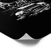 Funny F-Caw-F Books Skulls Gothic Poster (Hoek)