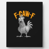 Funny F Caw F Chicken Classic Retro Style Fotoplaat (Voorkant)