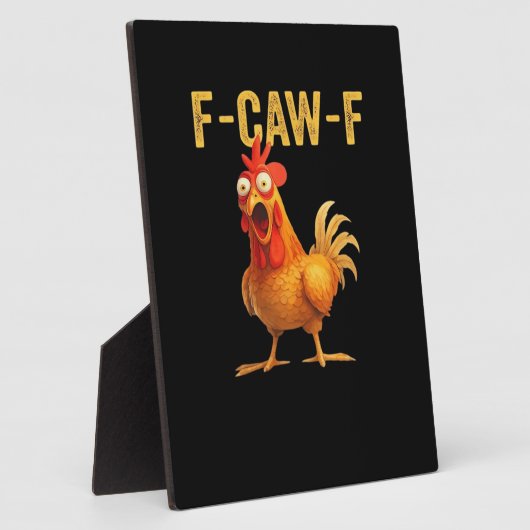 Funny F Caw F Chicken Creative Casual Design Fotoplaat (Zijkant)