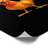 Funny F-Caw-F Chicken Creative Casual Poster (Hoek)