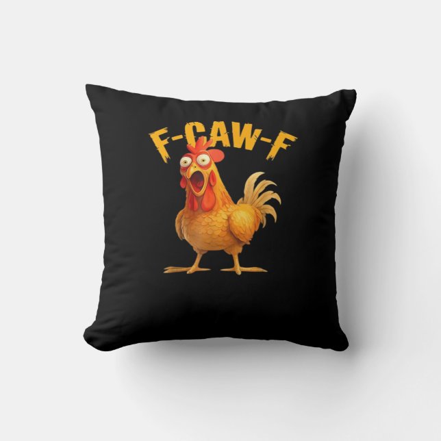 Funny F-Caw-F Chicken F-Caw-F Chicken Classic Cool Kussen (Voorkant)