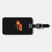 Funny F-Caw-F Chicken F-Caw-F Chicken Creative Cas Bagagelabel (Voorkant horizontaal)