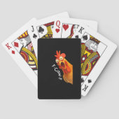 Funny F-Caw-F Chicken F-Caw-F Chicken Creative Cas Pokerkaarten (Achterkant)