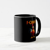 Funny F-Caw-F Chicken F-Caw-F Chicken Gothic Vinta Mok (Voorkant rechts)