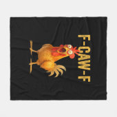 Funny F-Caw-F Chicken F-Caw-F Chicken Minimal Clea Fleece Deken (Voorkant (Horizontaal))