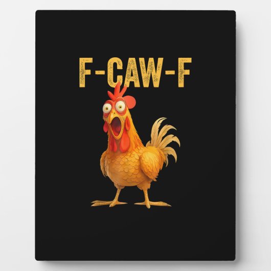 Funny F-Caw-F Chicken F-Caw-F Chicken Minimal Clea Fotoplaat (Voorkant)