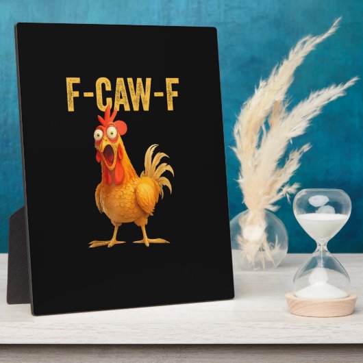 Funny F-Caw-F Chicken F-Caw-F Chicken Minimal Clea Fotoplaat (Zijkant)