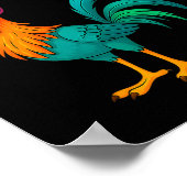 Funny F-caw-f Chicken Fcawf Chicken  Poster (Hoek)