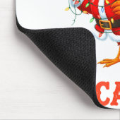 Funny F-caw-f Chicken Humor Santa Rooster Christma Muismat (Hoek)