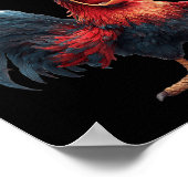 Funny F-caw-f Chicken Rooster Meme Humor F Caw F Q Poster (Hoek)