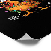 Funny F-Caw-F Christmas Chicken Classic Poster (Hoek)