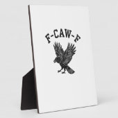 Funny F-Caw-F Crow Aesthetic Style Fotoplaat (Zijkant)