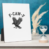 Funny F-Caw-F Crow Aesthetic Style Fotoplaat (Zijkant)