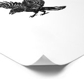 Funny F-Caw-F Crow Aesthetic Style Poster (Hoek)