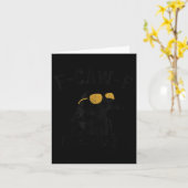 Funny F-caw-f Crow Kaart (Gele Bloem)