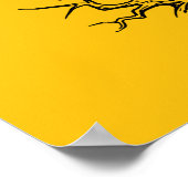 Funny F-Caw-F Crow Raven Pun Poster (Hoek)