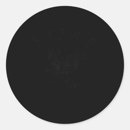 Funny F Caw F Crow Ronde Sticker (Voorkant)