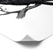 Funny F-Caw-F Gothic Crow Humor Essential Poster (Hoek)