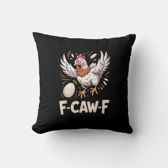 Funny F Caw F Hen Creative Casual Style Kussen (Voorkant)
