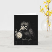 Funny F-caw-f Its Monday Black Bird Women Men  Kaart (Gele Bloem)