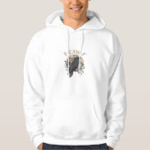 Funny F Caw F Raven Bird Saying Graphic Style Hoodie (Voorkant)