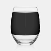 Funny F Caw F Raven Halloween Wijnglas Zonder Voet (Rechts)