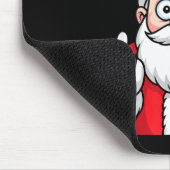 Funny F-caw-f Santa Middle Finger Sarcastic Xmas P Muismat (Hoek)