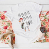 Funny Fa La La La La Lama Kerstmis T-shirt