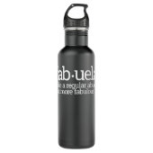 Funny Fabuela Fabulous Abuela Spain Grandma Gift Waterfles (Voorkant)