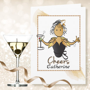 Funny Fabulous Schattige Afrikaans Amerikaans Verj Kaart