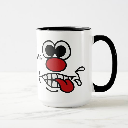 Funny Face aangepaste mokken (Rechts)