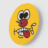 Funny Face aangepaste muur klok (Hoek)