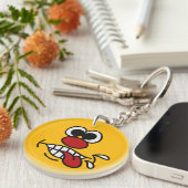 Funny Face aangepaste sleutelketen Sleutelhanger (Voorkant Rechts)