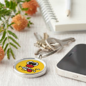 Funny Face aangepaste sleutelketens Sleutelhanger (Zijkant)