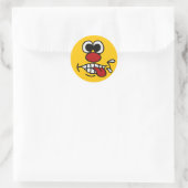 Funny Face aangepaste stickers (Tas)