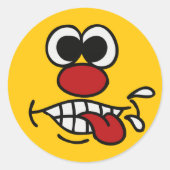 Funny Face aangepaste stickers (Voorkant)