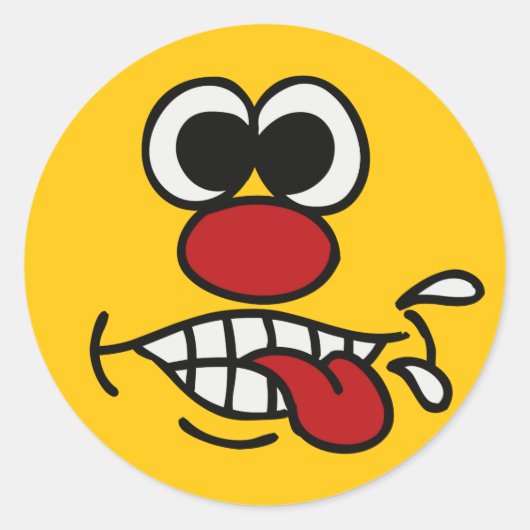 Funny Face aangepaste stickers (Voorkant)