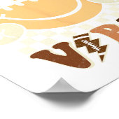 Funny Face American Football Game Dag Vibes Sport Poster (Hoek)