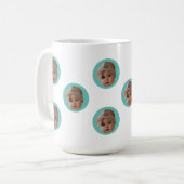 Funny Face Baby Pet Moederdag Kind Afbeelding Gift Koffiemok (Voorkant links)