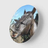 Funny Face brown paard Ronde Klok (Hoek)