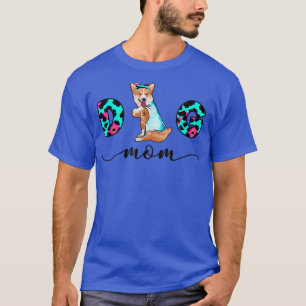 Funny Face Corgi Pet Tattoo Ik hou van je hond Leo T-shirt