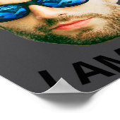 Funny Face Cture Birthday Party Matching  Poster (Hoek)