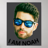 Funny Face Cture Birthday Party Matching  Poster (Voorkant)