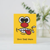 Funny Face Custom briefkaarten (Staand voorkant)