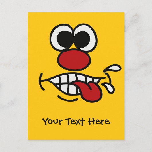 Funny Face Custom briefkaarten (Voorkant)