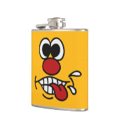 Funny Face Custom Flask Heupfles (Links)